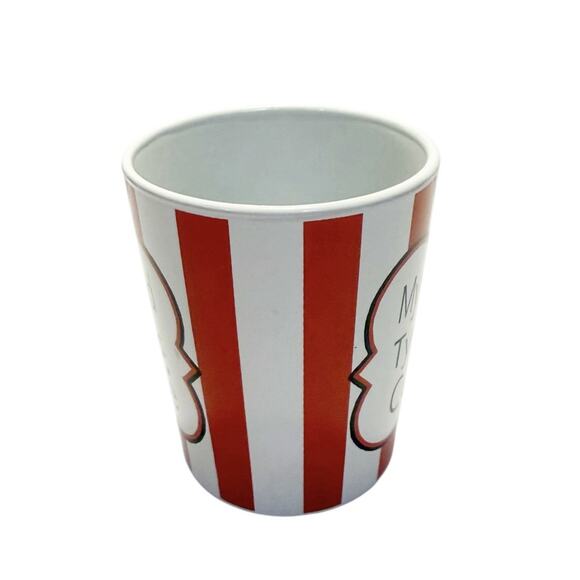 Tumbleweeds “My Blood Type Is Coffee” Red & White Striped 18oz XL Coffee Cup Mug - Picture 4 of 8